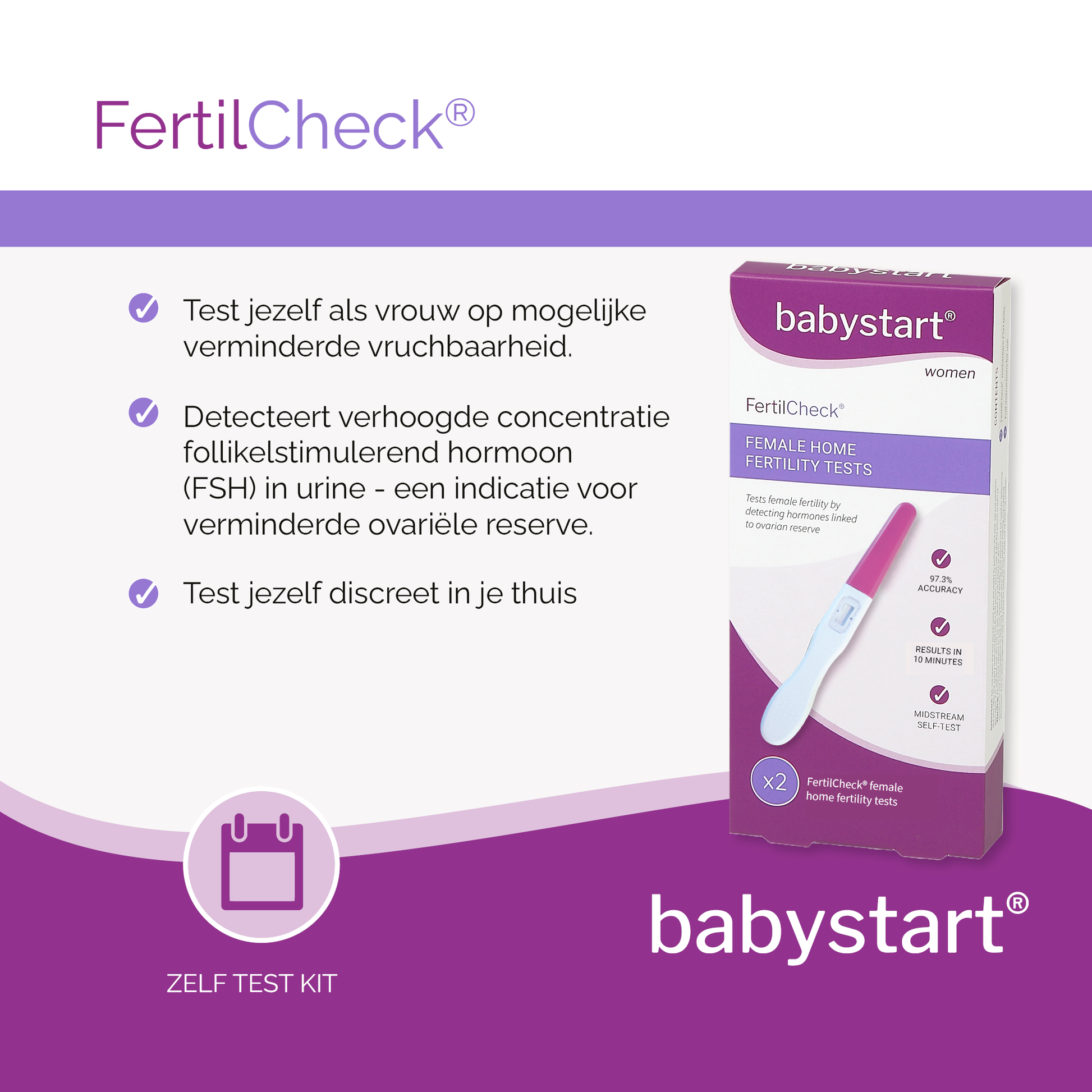 BabyStart FertilCheck vruchtbaarheidstest voor vrouwen: voordelen overzicht