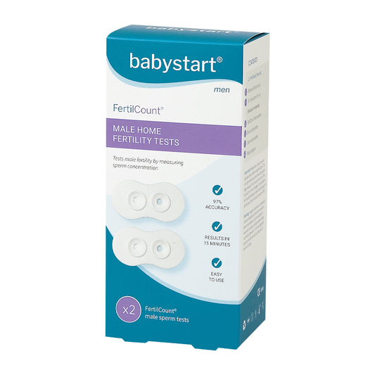 BabyStart FertilCount vruchtbaarheidstest voor mannen: verpakking met 2 tests