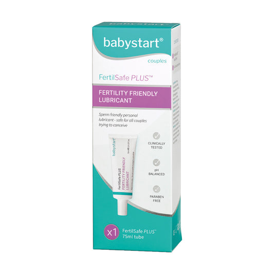 BabyStart FertilSafe Plus spermavriendelijk glijmiddel 75ml: tube verpakking