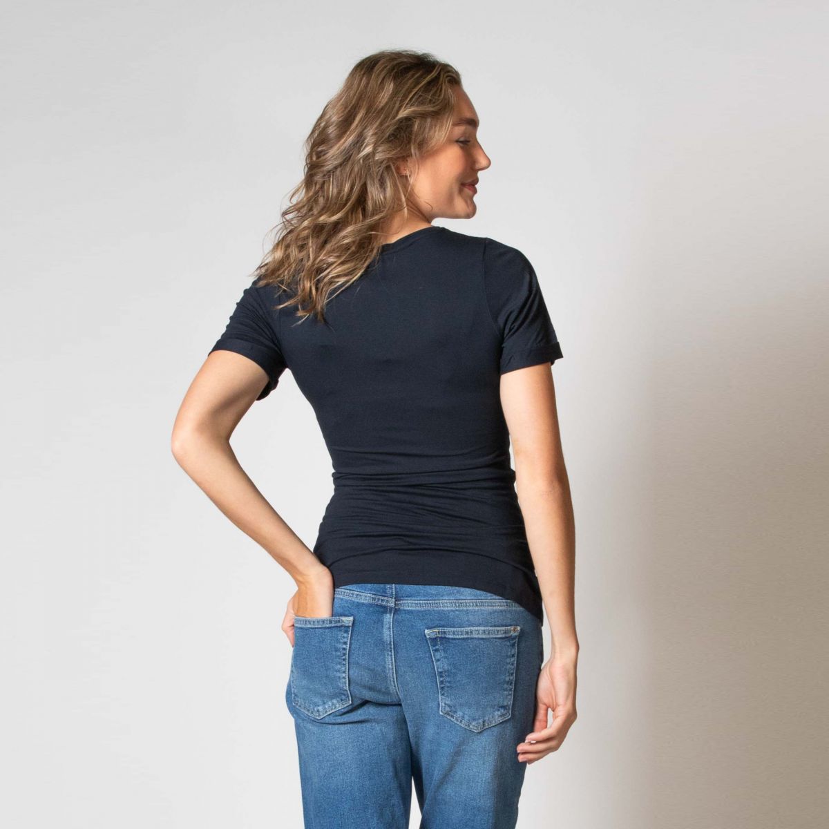 Love2Wait Nursing Shirt EcoVero zwangerschaps- en borstvoedingst-shirt