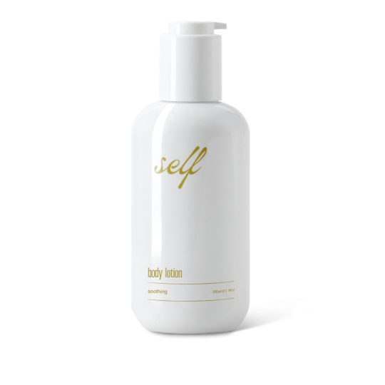 Natural Self Soothing Body Lotion: 200 ml flesje vooraanzicht