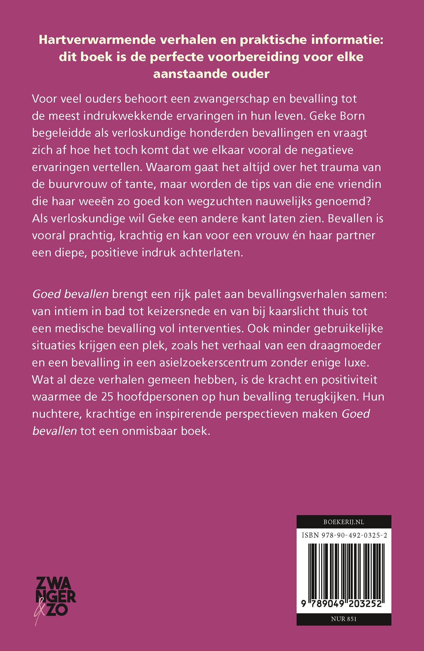 Boek Goed bevallen - Geke Born