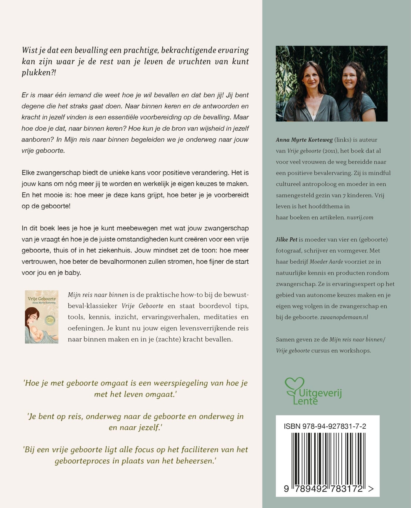 Boek Mijn reis naar binnen - Anna Myrthe Korteweg & Jilke Pet