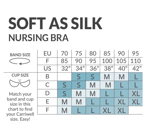 Carriwell Soft as Silk Nursing Bra borstvoedingsbeha