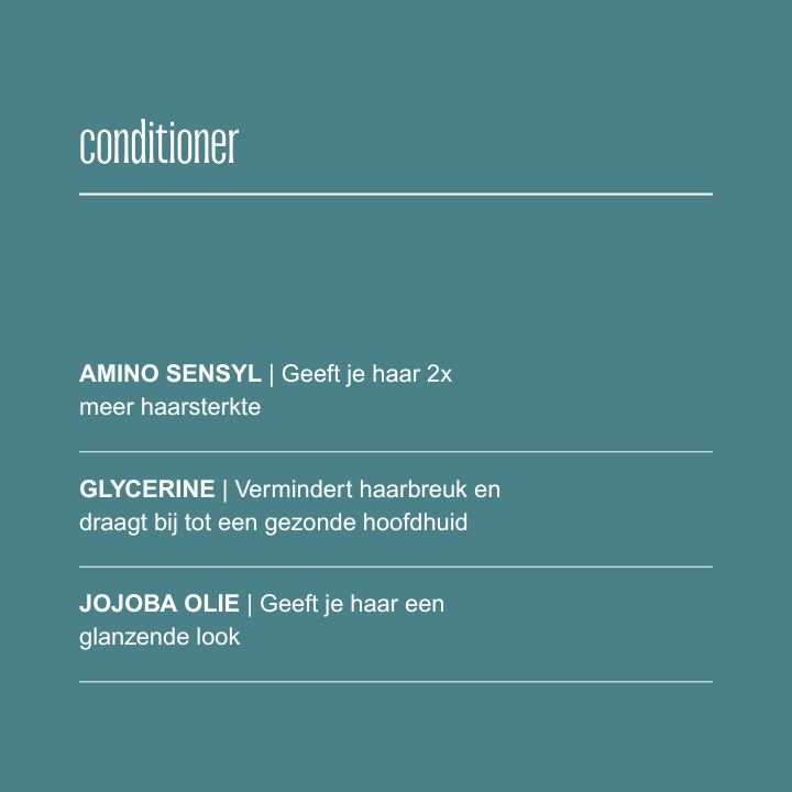 Natural Self Deep Nourishing Conditioner: actieve ingrediënten
