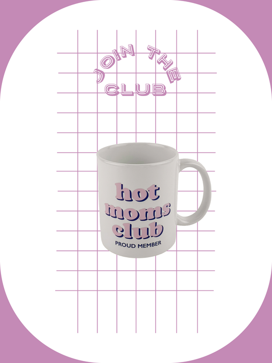 Maksimo Join The Club mok Hot Moms Club: vooraanzicht
