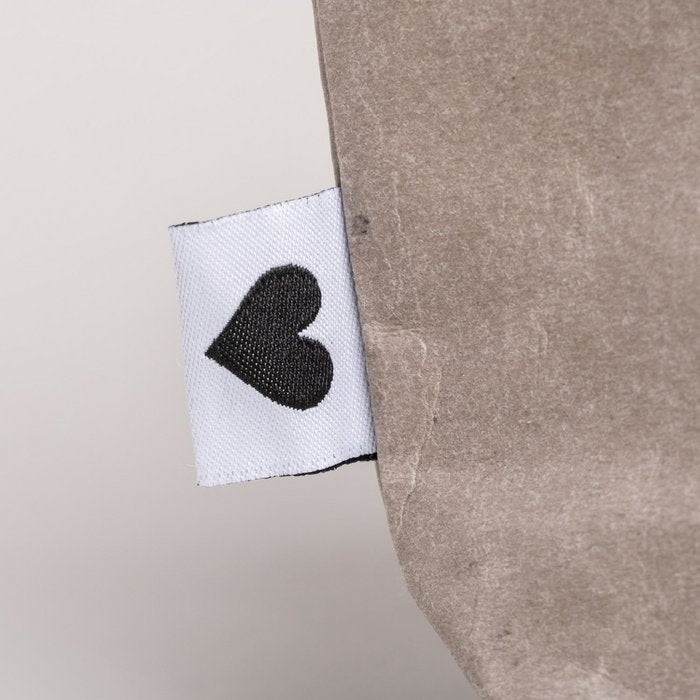 Eulenschitt Papieren toilettas grijs met wit hart