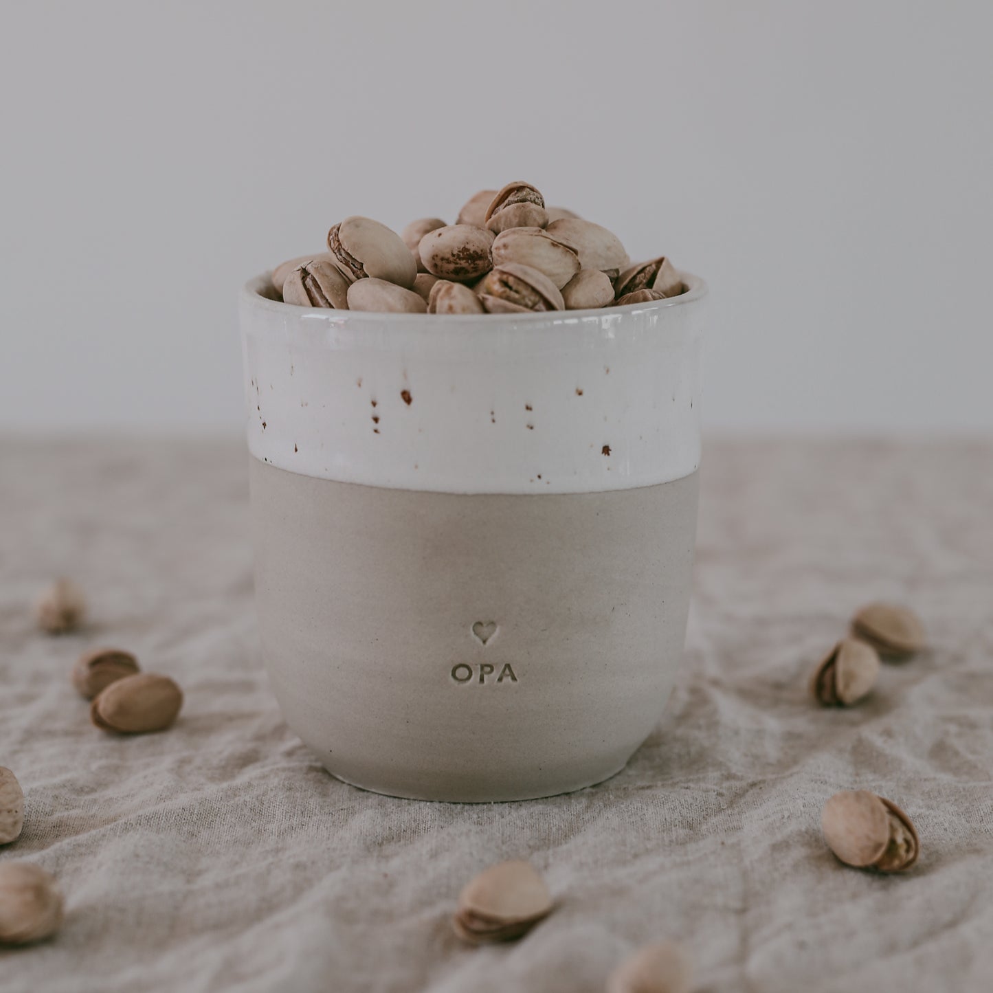 Eulenschnitt porseleinen beker Mama / Papa / Oma / Opa