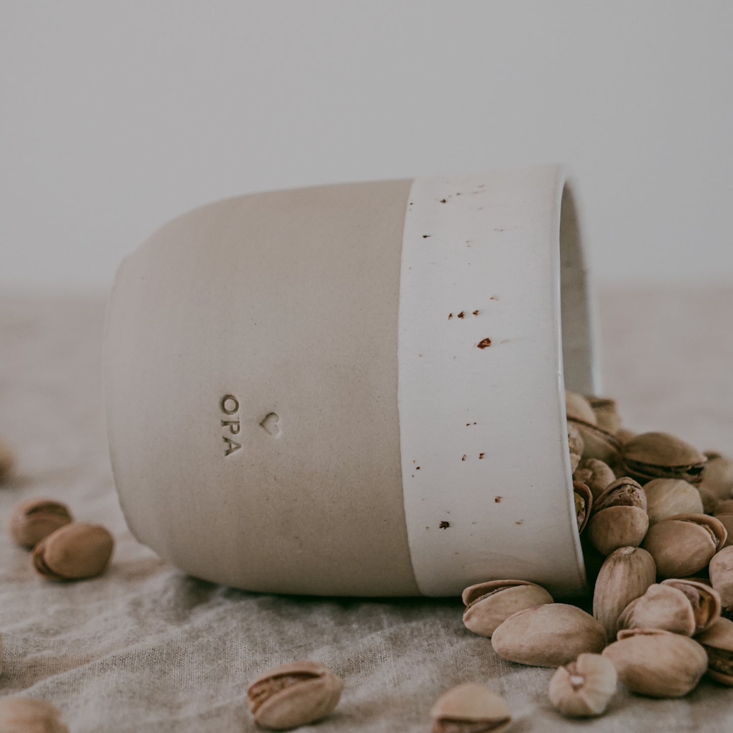 Eulenschnitt porseleinen beker Mama / Papa / Oma / Opa