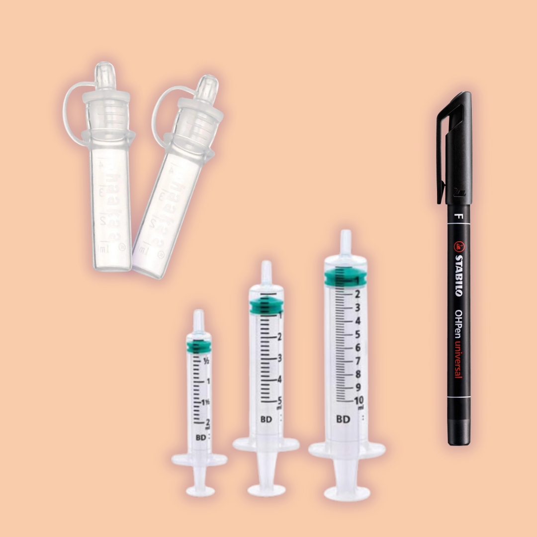 Colostrum Spuiten met doppen, Colostrum Collector Kit met Colostrum Spuiten met doppen, Colostrum Collector Kit met