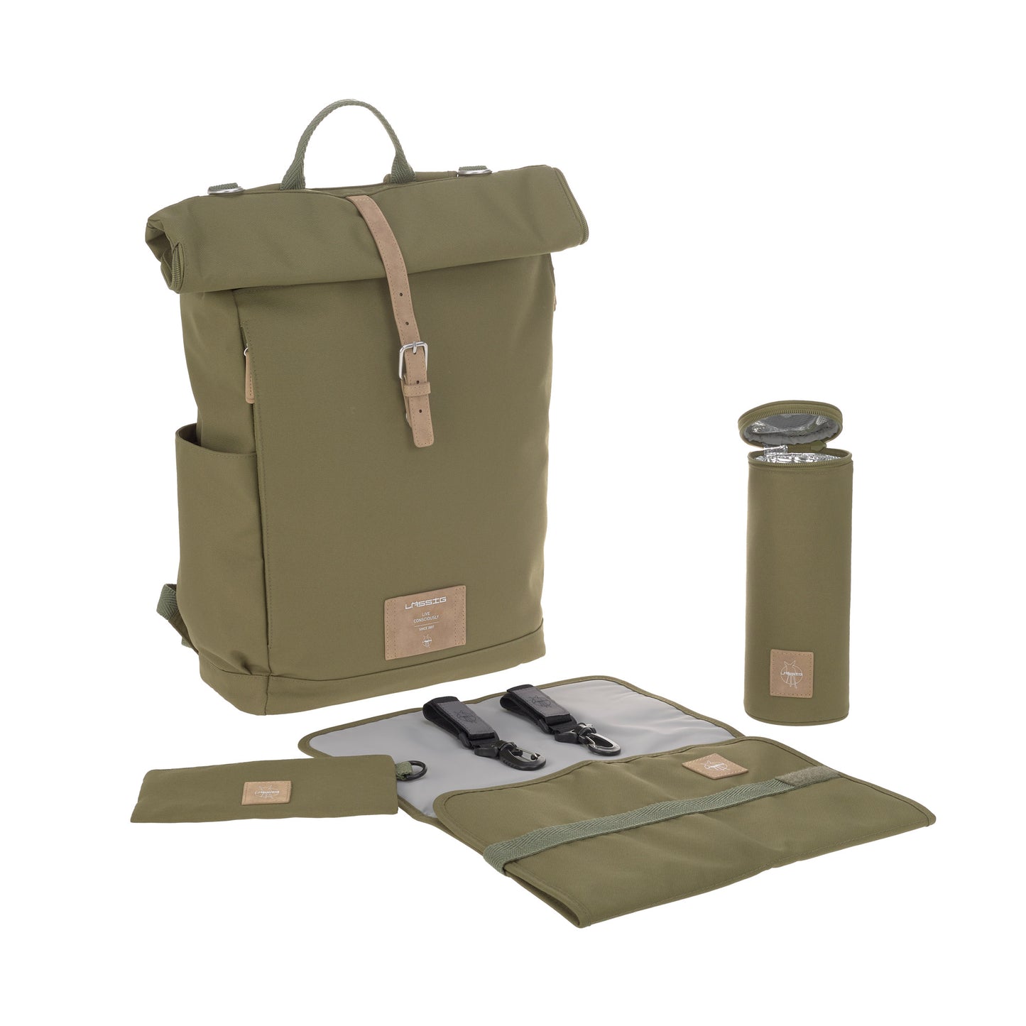 Lässig Rolltop Backpack verzorgingstas