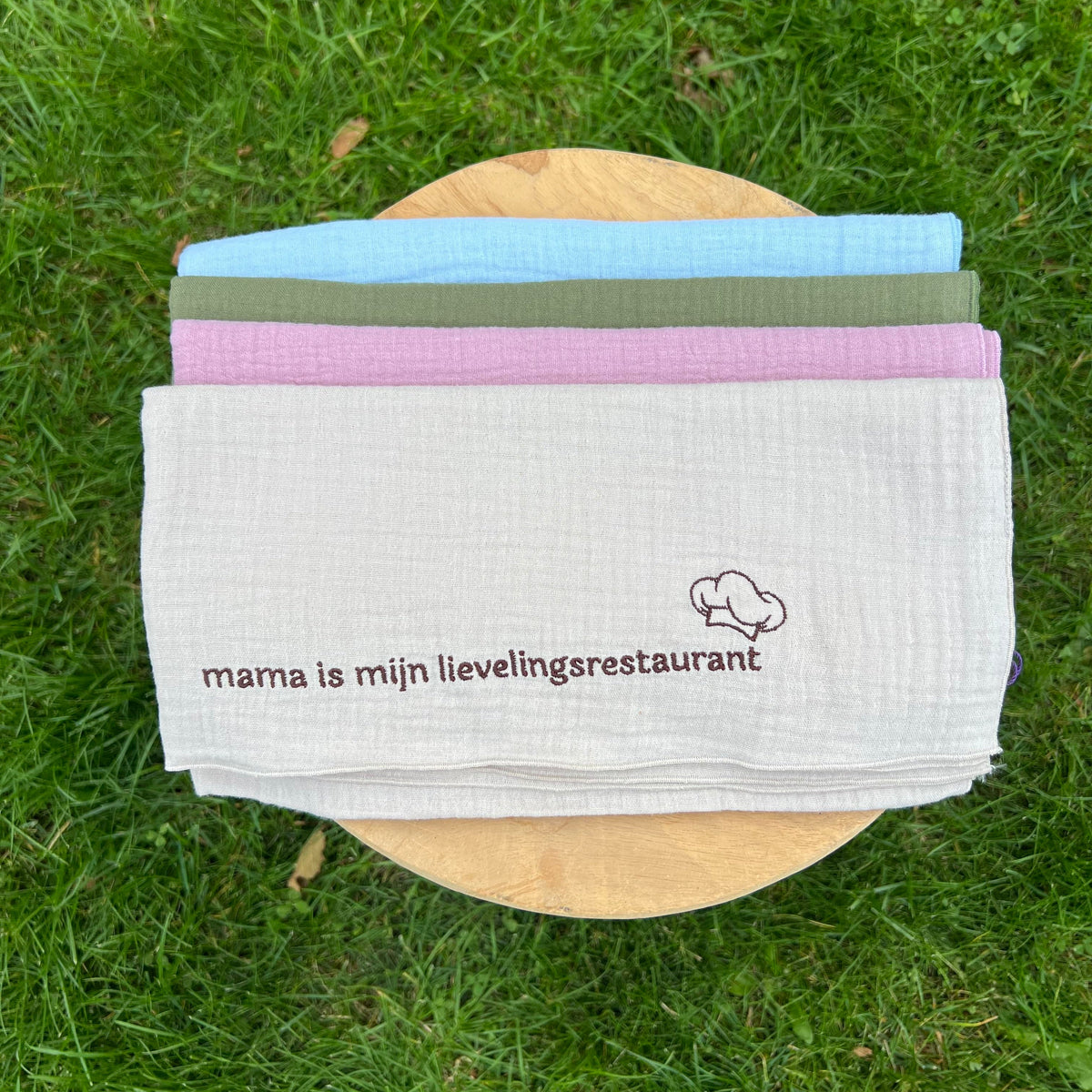 Latte Mamiato tetradoek beige: productfoto