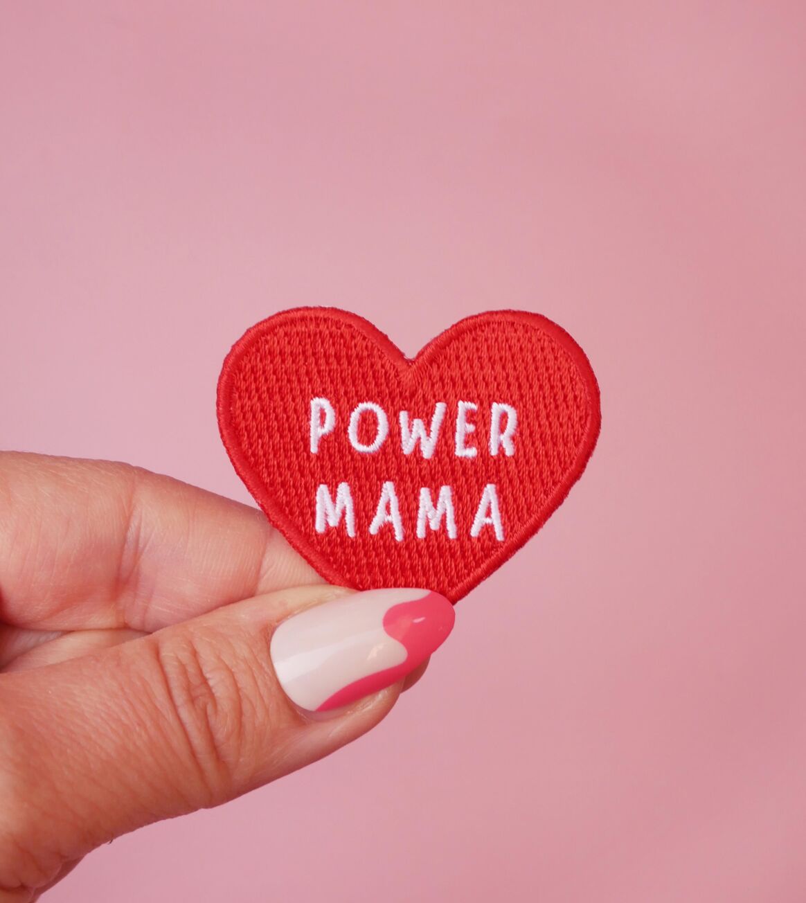 Malicieuse Patch Power Mama iron-on