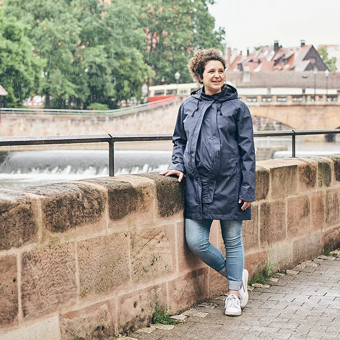 Mamalila Berlin waterdichte draagjas en zwangerschapsjas met uitneembare voering