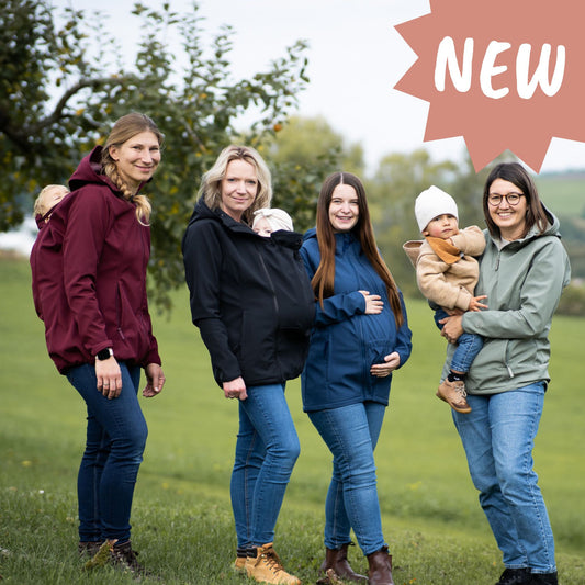 Mamalila Allrounder Fit softshell draagjas en zwangerschapsjas