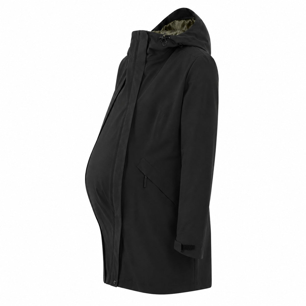 Mamalila All Season draagjas Black: als zwangerschapsjas