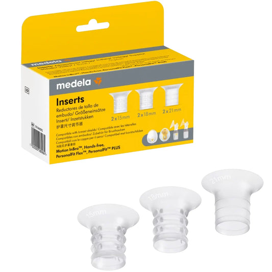 Medela Inserts - Borstschild inzetstukken 15mm, 18mm en 21mm
