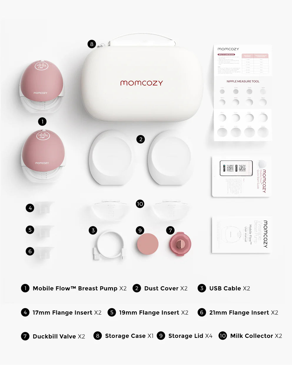 Momcozy Mobile Flow M9 Handsfree Borstkolf