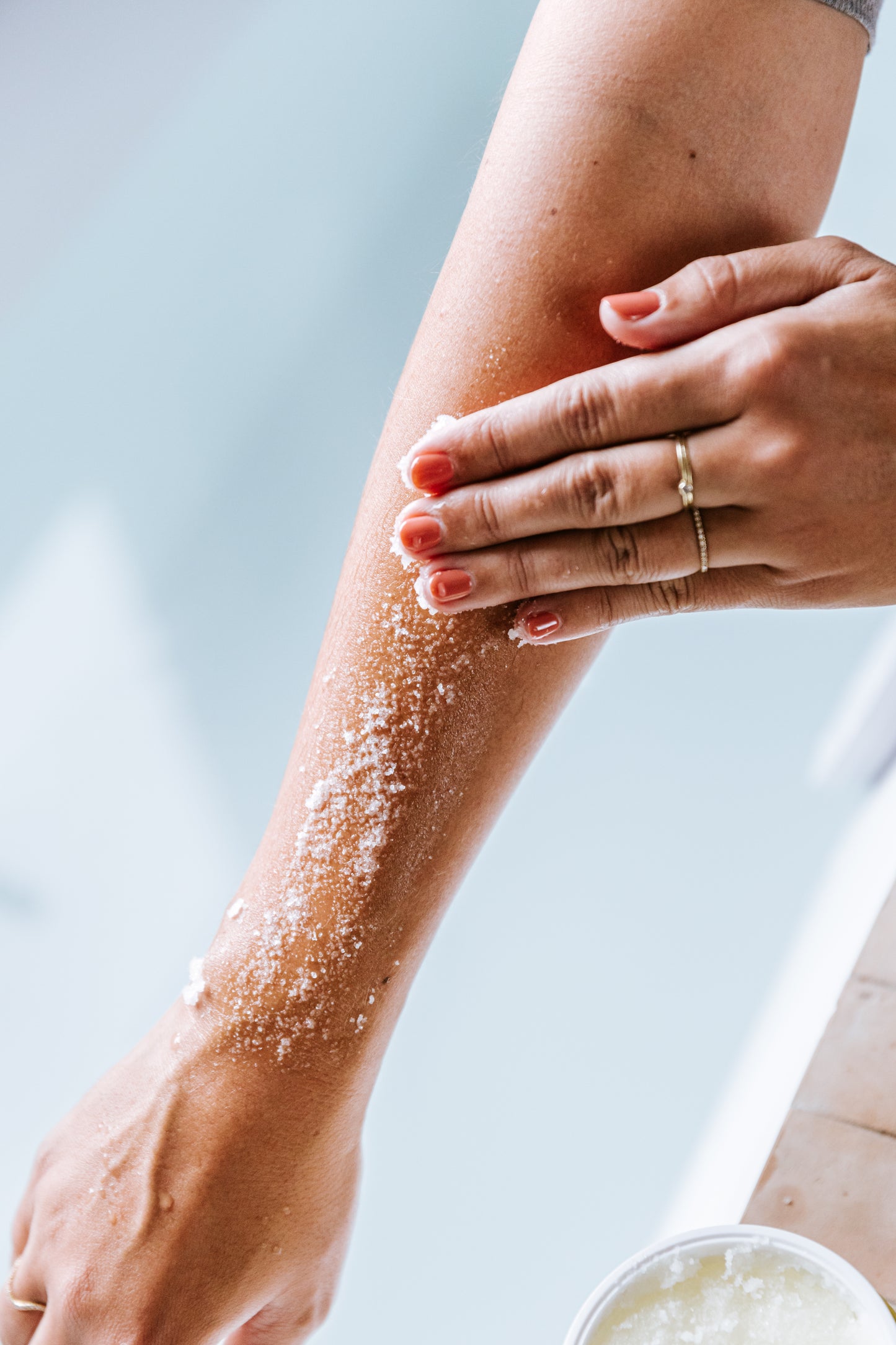 Natural Self Soft Exfoliating Body Scrub and Bath Oil scrub en badolie