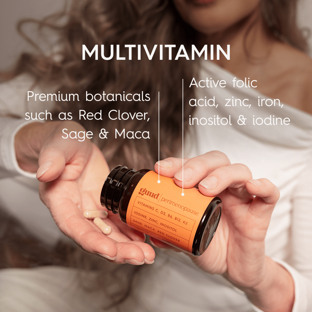 Guud Woman Perimenopause multivitamine: detail van de capsule