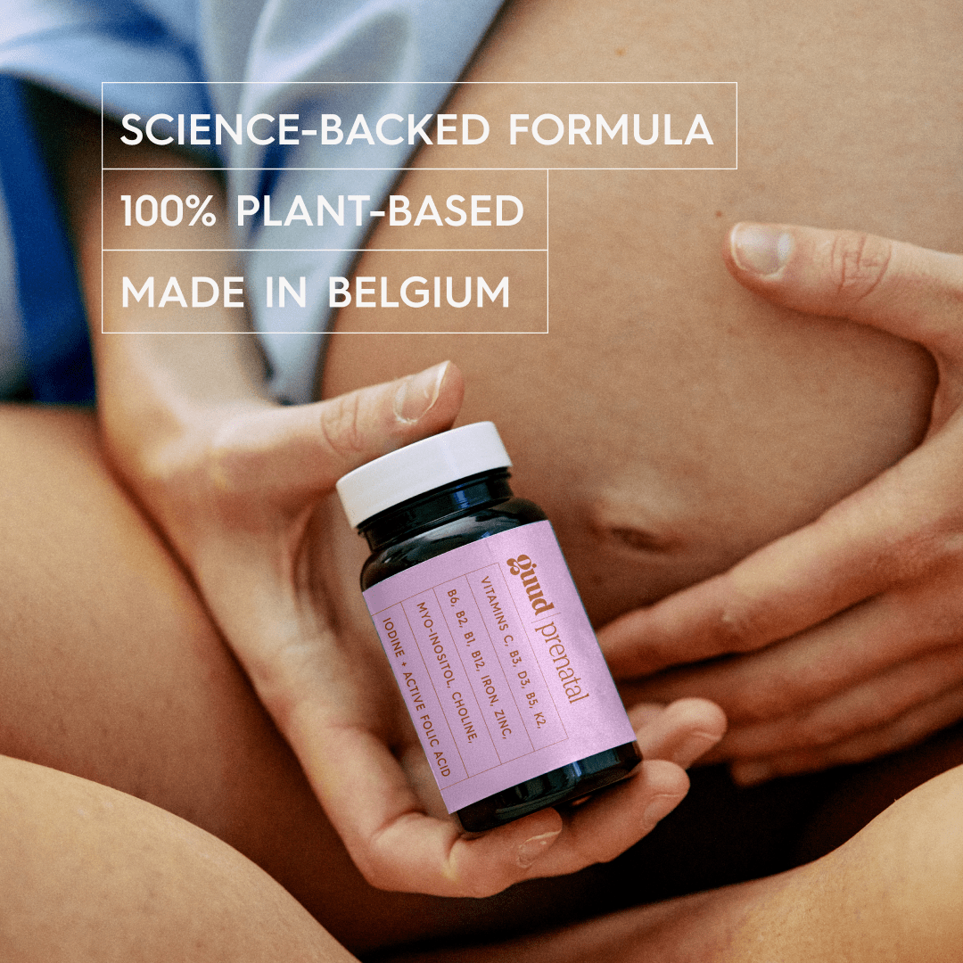 Guud Woman Prenatal multivitamine: detail van de transparante HPMC-capsule