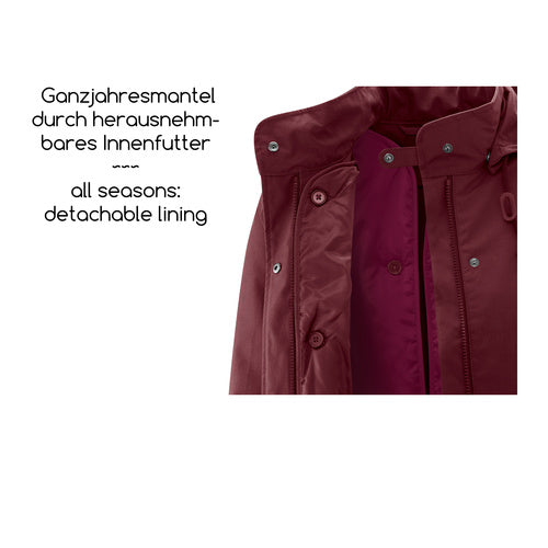 Mamalila Berlin waterdichte draagjas en zwangerschapsjas met uitneembare voering