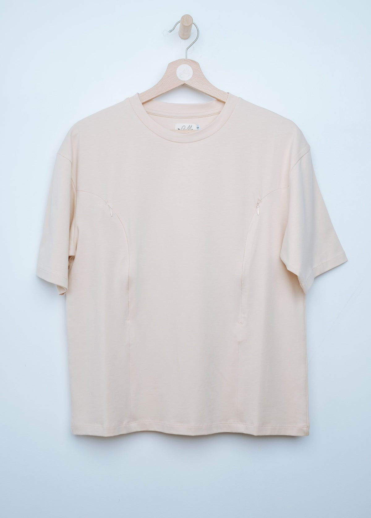 Camélia & Mimosa Lemonade oversized borstvoedings-T-shirt: vooraanzicht