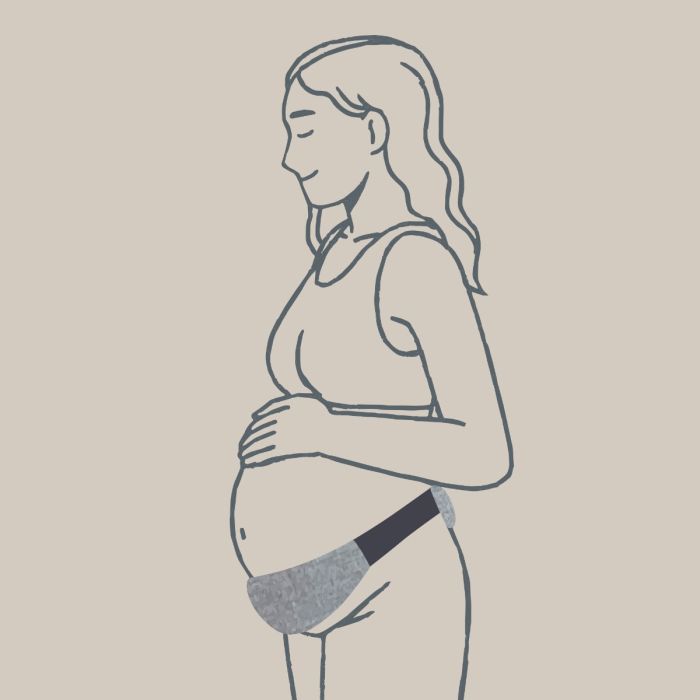 Theraline Belly Protect riem voor zwangerschap en na keizersnede