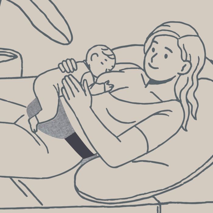 Theraline Belly Protect riem voor zwangerschap en na keizersnede