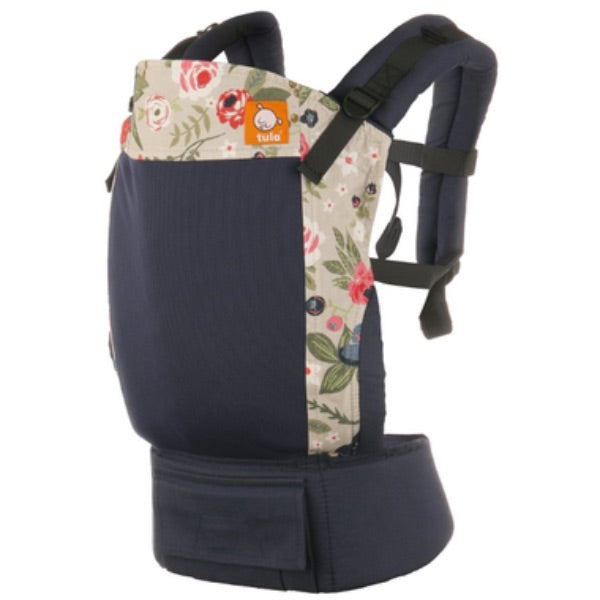 Full buckle draagzak Tula Toddler Coast Rosy Posy huren