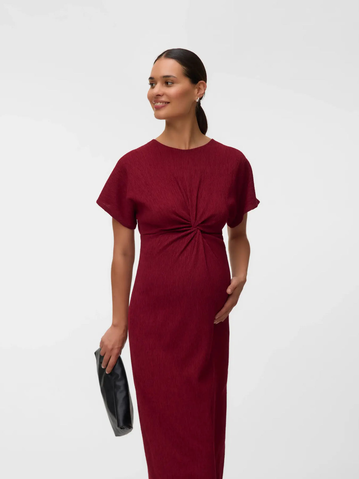 Vero Moda Maternity Amanda lange jurk biking red: foto 2