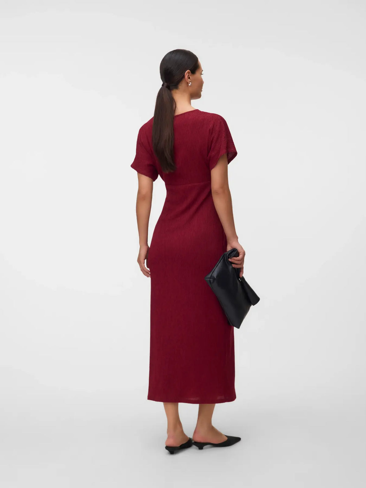 Vero Moda Maternity Amanda lange jurk biking red: foto 3