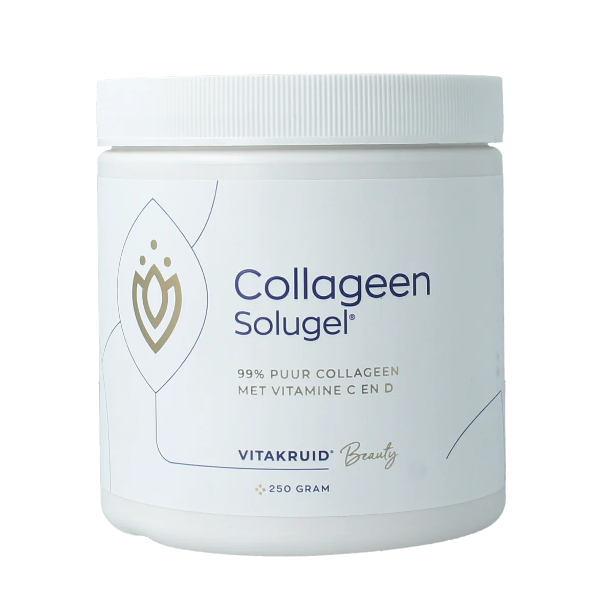 Vitakruid Collageen Solugel Poeder met vitamine C en D 250gr