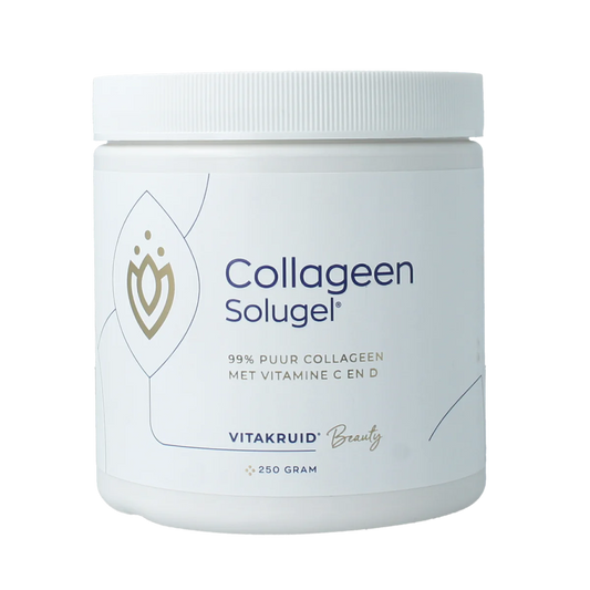 Vitakruid Collageen Solugel Poeder met vitamine C en D 250gr