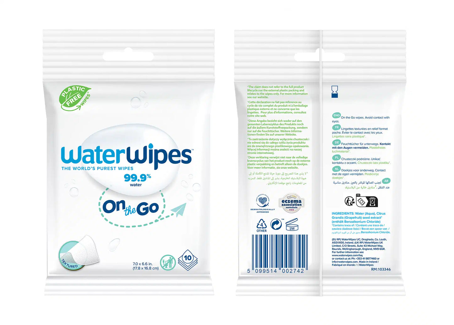 WaterWipes On The Go (10st.)