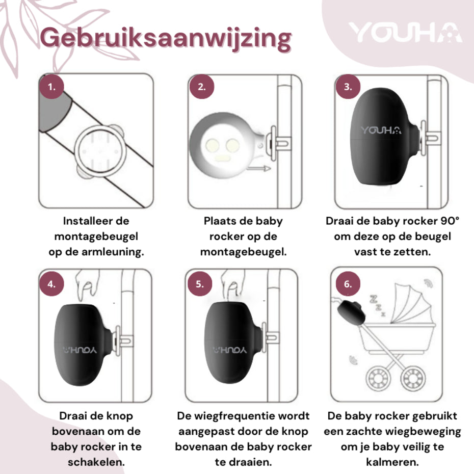 Youha Baby Rocker – Zwart