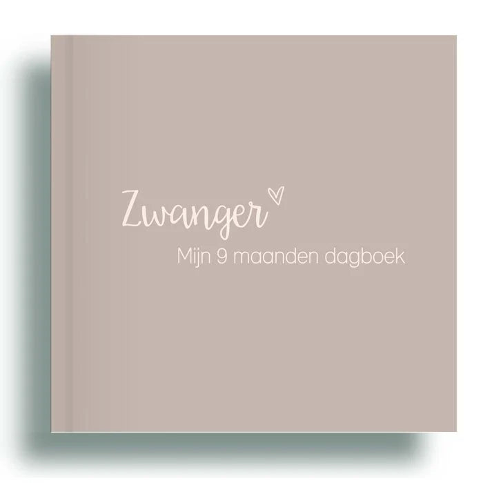 Zebrapaardje Mijn 9 maanden dagboek - linnen cover