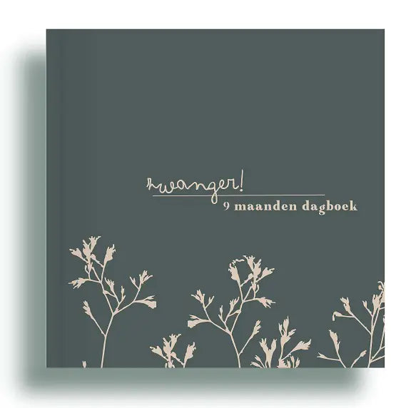 Zebrapaardje Zwangerschapsdagboek - linnen cover